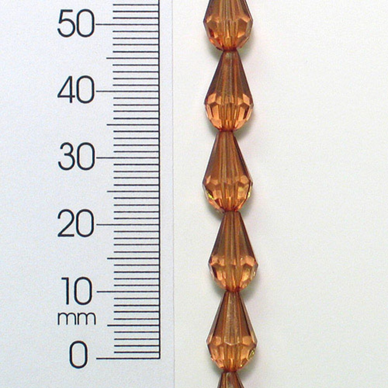 6 Packs of 12mm x 7mm Acrylic Faceted Beads 8 Inch Strand Pack of 2